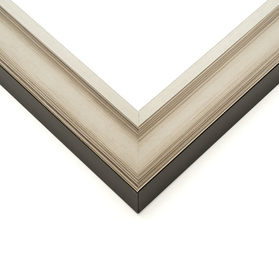 26x26 Frame Grey Solid Wood Picture Frame Width 1.625 Inches | Interior Frame Depth 0.6875 Inches |