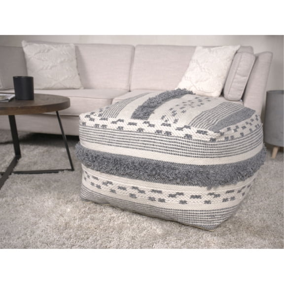 26x26 Inches Size - Filled with Polystyrene Beads - Bedroom Relaxing - Spot Clean Only