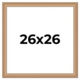 thumbnail image 1 of 26x26 Weathered Yellow Picture Frame - UV Acrylic, Foam Board Backing, Hanging Hardware, 1 of 8