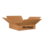 26x26x6 200 lb strength | SINGLE CARDBOARD BOX
