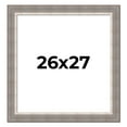 thumbnail image 1 of 26x27 Frame Grey Real Wood Picture Frame Width 2.75 Inches | Interior Frame Depth 0.5 Inches |, 1 of 8