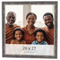 thumbnail image 1 of 26x27 Frame Silver Grey Distressed Solid Wood Picture Frame | 0.75 Inch Moulding Width | Interior, 1 of 8