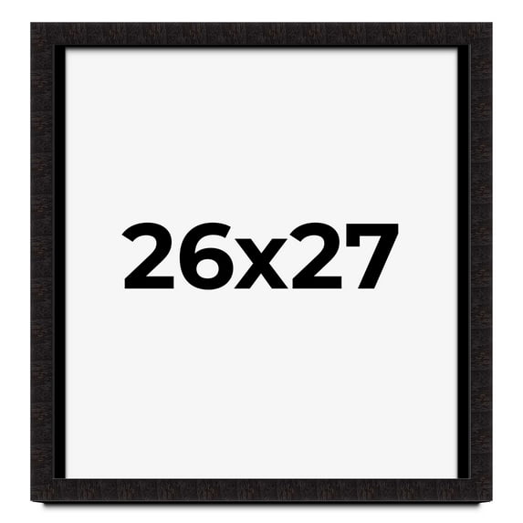26x27 Shadow Box Black Solid Wood Display Picture Frame | 1 Inch Rabbet Depth | | 1.375 Inch