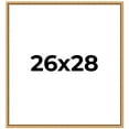 thumbnail image 1 of 26x28 Frame Beaded Gold Solid Wood Picture Frame | 0.75 Inches Moulding Width | Liscio Oro, 1 of 8