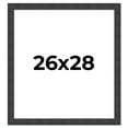 thumbnail image 1 of 26x28 Frame Brown Rustic Solid Wood Picture Frame 1.5 Inches Wide | Interior Frame Depth 0.5 Inches, 1 of 8