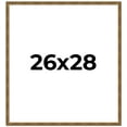 thumbnail image 1 of 26x28 Frame Gold Kingsley Distressed Solid Wood Picture Frame Width 0.75 Inches | Interior Frame, 1 of 8