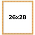 thumbnail image 1 of 26x28 Frame Gold Rustic Solid Wood Picture Frame | 1.25 Inch Wide Moulding | Rustique Gold, 1 of 8