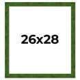 thumbnail image 1 of 26x28 Frame Green Burl Solid Wood Picture Frame | 1.75 Inches Moulding Width | Interior Frame Depth, 1 of 8