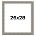 thumbnail image 1 of 26x28 Frame Grey Real Wood Picture Frame Width 2.75 Inches | Interior Frame Depth 0.5 Inches |, 1 of 8