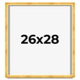 thumbnail image 1 of 26x28 Shadow Box Frame Gold | 1.625 Inches Deep Real Wood Traditional Shadowbox Display Frame | UV, 1 of 5