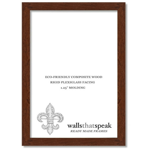 26x29 Dark Walnut Rustic Pine Picture Frame for Puzzles Posters Photos or Artwork