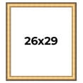 thumbnail image 1 of 26x29 Frame Gold Plein Aire Solid Wood Picture Frame Width 2 Inches | Interior Frame Depth 0.5, 1 of 8