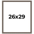 thumbnail image 1 of 26x29 Frame Silver Real Wood Picture Frame Width 1.25 Inches | Interior Frame Depth 0.5 Inches |, 1 of 8