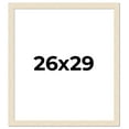 thumbnail image 1 of 26x29 Frame White Real Wood Picture Frame Width 1.5 inches | Interior Frame Depth 0.5 inches | Barn, 1 of 8