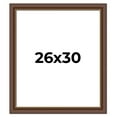 thumbnail image 1 of 26x30 Copper and Brown Real Wood Picture Frame Width 2 inches | Interior Frame Depth 0.5 inches |, 1 of 8