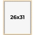 thumbnail image 1 of 26x31 Shadow Box Frame Brown | 0.875 Inches Deep Real Wood Contemporary Shadowbox Display Frame |, 1 of 5