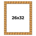 thumbnail image 1 of 26x32 Frame Beige Real Wood Picture Frame Width 3 inches | Interior Frame Depth 0.5 inches |, 1 of 8