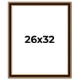 thumbnail image 1 of 26x32 Frame Gold Brown Plein Air Vintage Solid Wood Picture Frame | 1.75 Inches Moulding Width |, 1 of 8