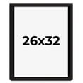 thumbnail image 1 of 26x32 Shadow Box Black Solid Wood Display Picture Frame | 1 Inch Rabbet Depth | | 1.375 Inch, 1 of 4