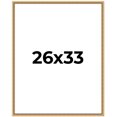 thumbnail image 1 of 26x33 Frame Beaded Gold Solid Wood Picture Frame | 0.75 Inches Moulding Width | Liscio Oro, 1 of 8