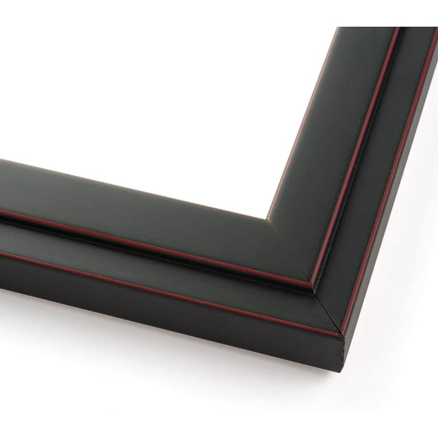 26x33 Frame Black Real Wood Picture Frame Width 1.25 Inches Interior