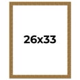 thumbnail image 1 of 26x33 Frame Black and Gold Distressed Solid Wood Sonoma Picture Frame | 1.625 Inch Moulding Width |, 1 of 8
