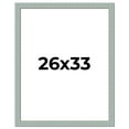 thumbnail image 1 of 26x33 Frame Blue Teal Distressed Solid Wood Picture Frame | 1.625 Inch Moulding Width | Sonoma Blue, 1 of 8