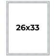thumbnail image 1 of 26x33 Frame Sterling Silver Solid Wood Picture Frame | 1.25 Inch Moulding Width | 0.75 Inch, 1 of 8