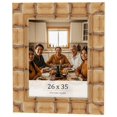 thumbnail image 1 of 26x35 Frame Beige Real Wood Picture Frame Width 3 inches | Interior Frame Depth 0.5 inches |, 1 of 8