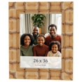 thumbnail image 1 of 26x36 Frame Beige Real Wood Picture Frame Width 3 inches | Interior Frame Depth 0.5 inches |, 1 of 8