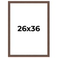 thumbnail image 1 of 26x36 Frame Brown Farmhouse Solid Wood Picture Frame Width 1.5 Inches | Interior Frame Depth 0.5, 1 of 8