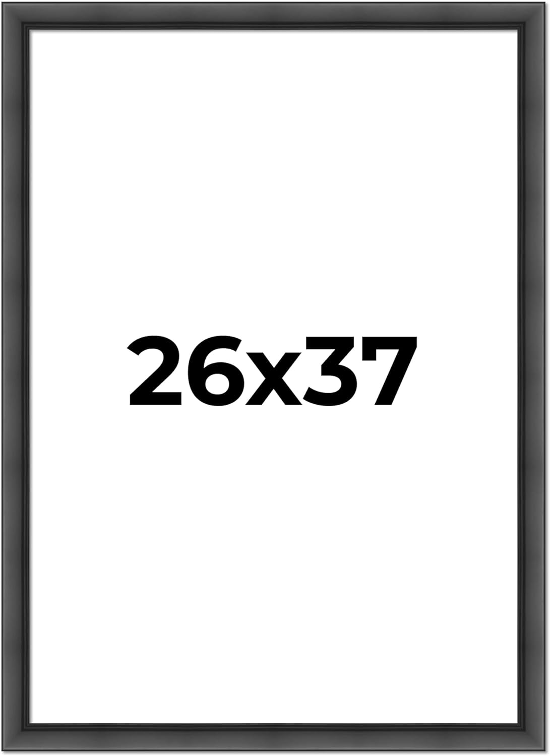 26x37 Frame Black Passaggi Solid Wood Picture Frame Width 1.5 Inches ...