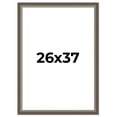 thumbnail image 1 of 26x37 Frame Brown Solid Wood Picture Frame | 1.75 Inch Moulding Width | Austin Frame Complete with, 1 of 8