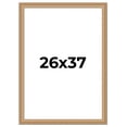 thumbnail image 1 of 26x37 Frame Charleston Honey Brown Solid Wood Picture Frame Width 1.75 Inches | Interior Depth 0.5, 1 of 8