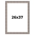 thumbnail image 1 of 26x37 Frame Grey Real Wood Picture Frame Width 2.75 Inches | Interior Frame Depth 0.5 Inches |, 1 of 8