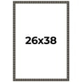 thumbnail image 1 of 26x38 Frame Black Brown Chestnut Mosaic Solid Wood Picture Frame | 1.125 Inch Moulding Width |, 1 of 8