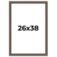 thumbnail image 1 of 26x38 Frame Black Feather Payton Ornate Solid Wood Picture Frame Width 1.75 Inches | Interior Depth, 1 of 8