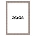thumbnail image 1 of 26x38 Frame Grey Real Wood Picture Frame Width 2.75 Inches | Interior Frame Depth 0.5 Inches |, 1 of 8