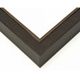 thumbnail image 1 of 26x38 Rustic Brown with Gold Real Wood Picture Frame Width 1.25 inches | Interior Frame Depth 1, 1 of 8