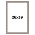 thumbnail image 1 of 26x39 Frame Grey Real Wood Picture Frame Width 2.75 Inches | Interior Frame Depth 0.5 Inches |, 1 of 8