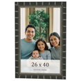 thumbnail image 1 of 26x40 Frame Black Bamboo Solid Wood Picture Frame Width 1.5 Inches | Interior Frame Depth 0.5, 1 of 8