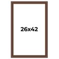 thumbnail image 1 of 26x42 Copper and Brown Real Wood Picture Frame Width 2 inches | Interior Frame Depth 0.5 inches |, 1 of 8