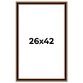 thumbnail image 1 of 26x42 Frame Gold Brown Plein Air Vintage Solid Wood Picture Frame | 1.75 Inches Moulding Width |, 1 of 8
