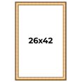 thumbnail image 1 of 26x42 Frame Gold Plein Aire Solid Wood Picture Frame Width 2 Inches | Interior Frame Depth 0.5, 1 of 8