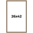 thumbnail image 1 of 26x42 Frame Gold Real Wood Picture Frame Width 1.25 inches | Interior Frame Depth 0.5 inches |, 1 of 8