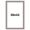 thumbnail image 1 of 26x42 Frame Grey Real Wood Picture Frame Width 2.75 Inches | Interior Frame Depth 0.5 Inches |, 1 of 8