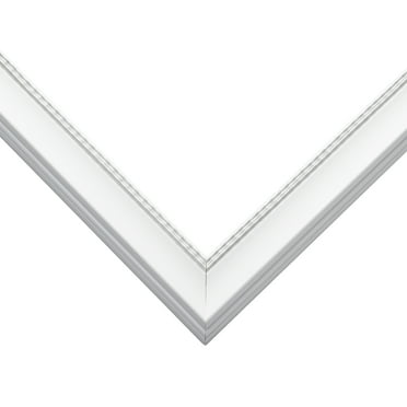 26x42 Frame White Real Wood Picture Frame Width 1.25 inches | Interior Frame Depth 0.5 inches |