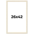 thumbnail image 1 of 26x42 Frame White Real Wood Picture Frame Width 1.5 inches | Interior Frame Depth 0.5 inches | Barn, 1 of 8