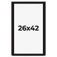 thumbnail image 1 of 26x42 Shadow Box Black Solid Wood Display Picture Frame | 1 Inch Rabbet Depth | | 1.375 Inch, 1 of 4
