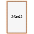thumbnail image 1 of 26x42 Shadow Box Frame Brown | 0.875 Inches Deep Real Wood Contemporary Shadowbox Display Frame |, 1 of 6
